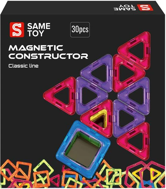 Магнітний конструктор Same Toy Classic line 30 ел. (MCST-30)